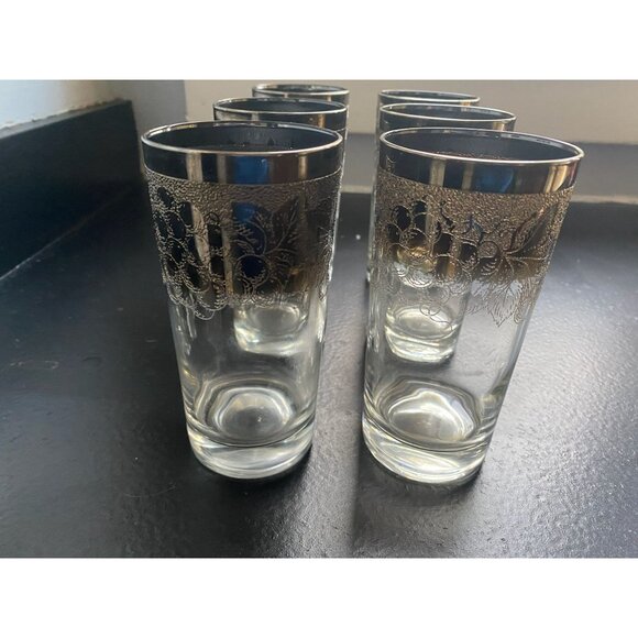 AUTHENTIC Dorothy C. Thorpe Silver Band Barware Set (9 Pcs) | RARE Lighter, Cara - Picture 3 of 16